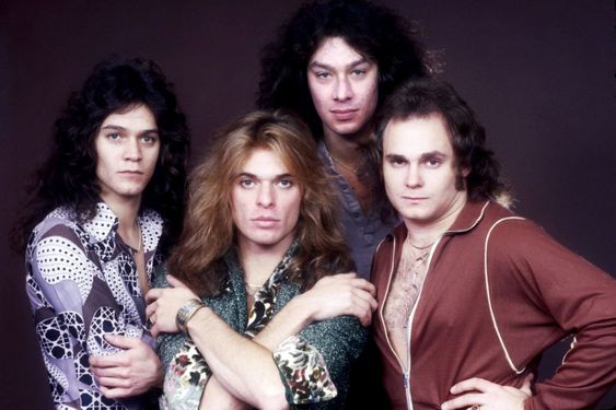 Pierwszy skad Van Halena, zdjcie prawdopodobnie z lat 70